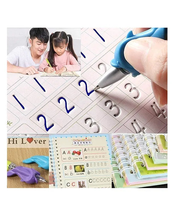 Buy 1 Get 1 Free - Sank Magic Practice 4 Books Pack + Pen + Refills @599 Only