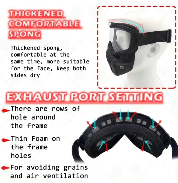 Full Coverage Face Shield – Clear, Anti-Fog & Comfortable @ ₹599