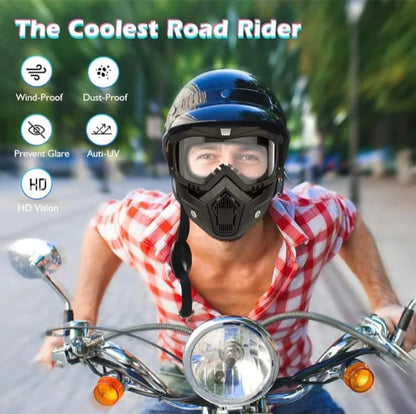 Full Coverage Face Shield – Clear, Anti-Fog & Comfortable @ ₹599