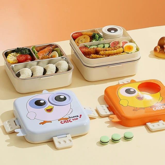 Colorful Kids Tiffin Box – Safe & Durable | Flat 50% OFF + COD Available