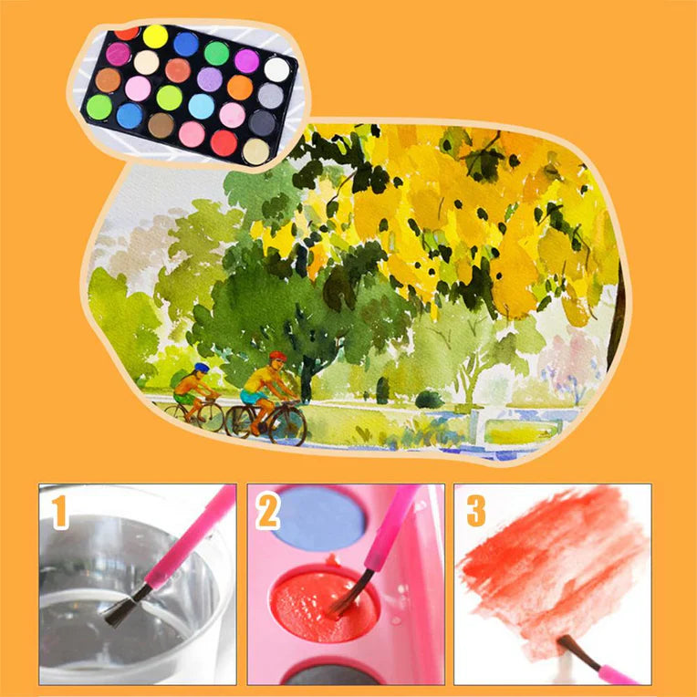 Space Theme 145-Piece Art Painting Box – Complete Creative Kit for Kids & Adults